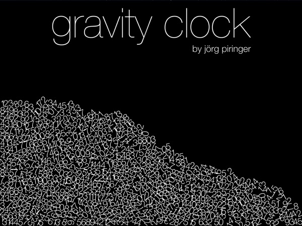 経過した秒数が落ちる 浮かぶ 時計アプリの Gravity Clock がオシャレでオモシロイ Ipad のススメ